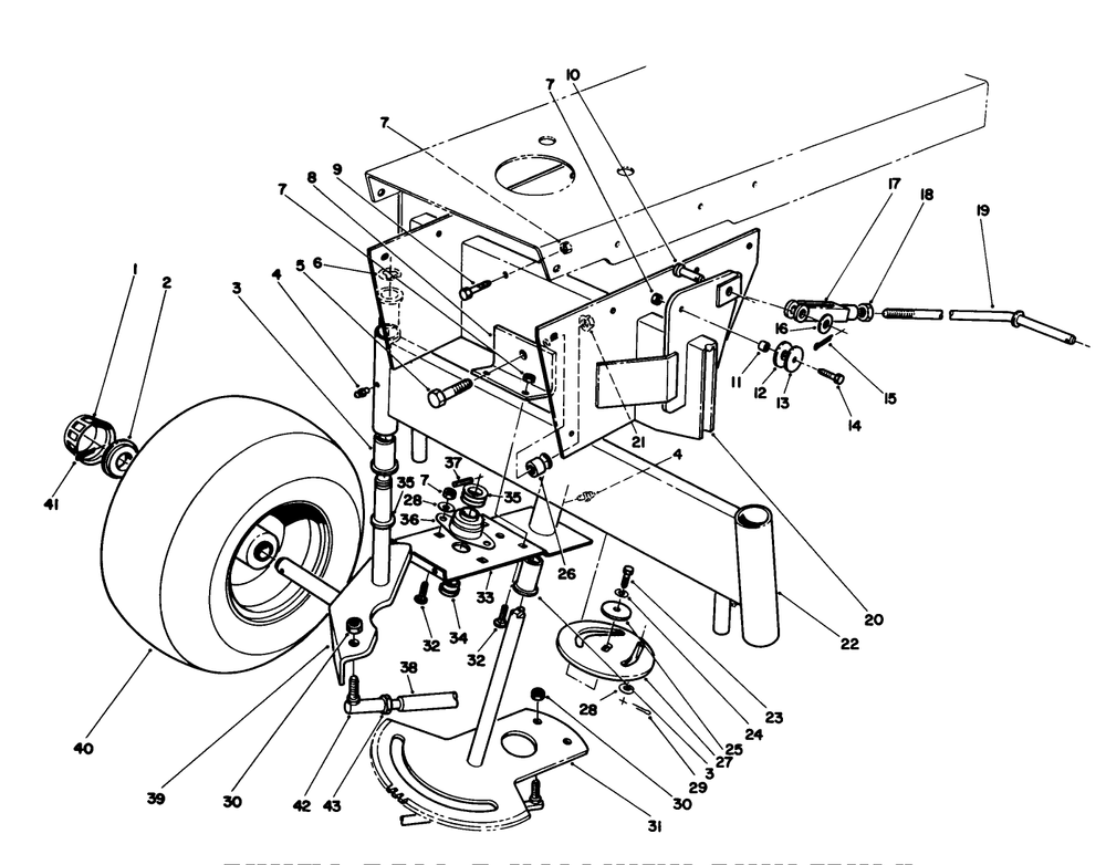 Front Axle & Steering Assembly Diagram and Parts List for 55620 9000001 - 9999999 Toro Lawn Tractor