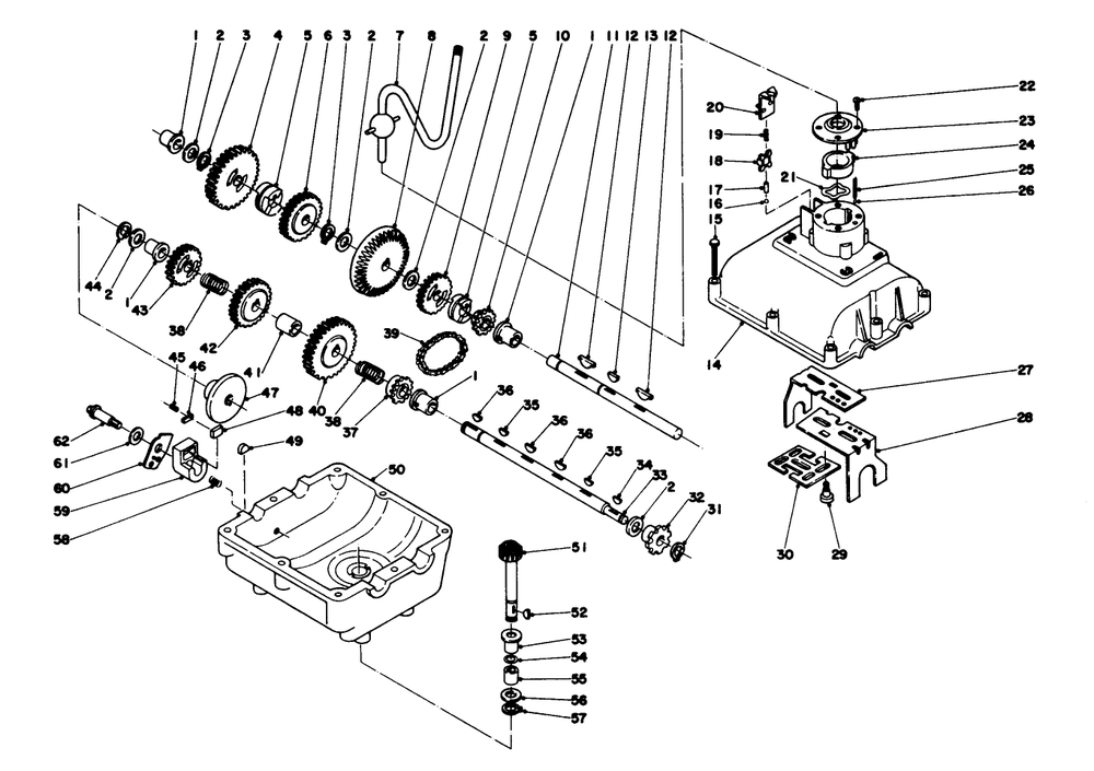 Transmission Assembly-26-5440 Diagram and Parts List for 56044 0000001 - 0999999 Toro Lawn Tractor