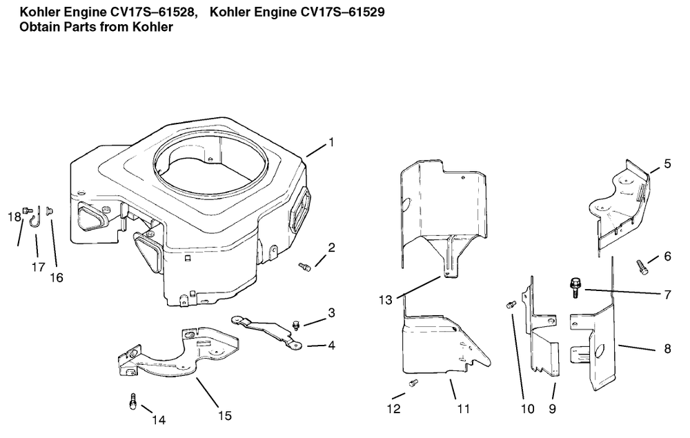 Blower Housing & Baffles Diagram and Parts List for 72086 9900001 - 9999999 Toro Lawn Tractor