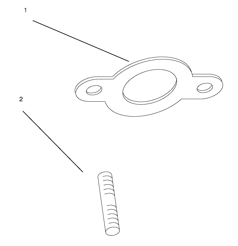 Exhaust Diagram and Parts List for 72104 8900001 - 8900599 Toro Lawn Tractor