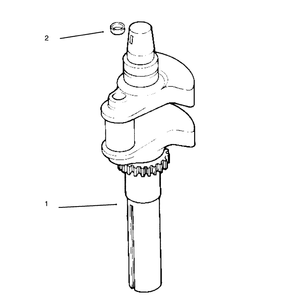 Crankshaft Kohler Engine Cv18s-Ps 61521 Diagram and Parts List for 30181 59000001 - 59999999 Toro Lawn Tractor Accessories