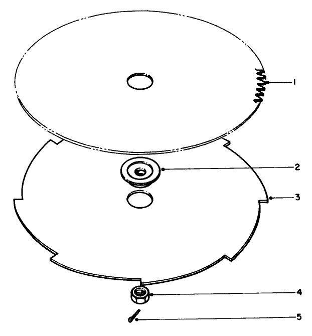 Weed Blade And Brush Blade (Optional) Diagram and Parts List for 30910 0000001 - 0999999 Toro Trimmer