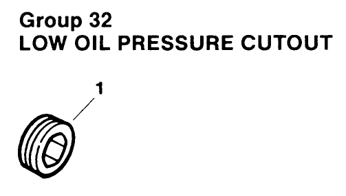 Oil Pressure Switch-Engine Kohler Model No. Mv16s-Type Ps56519 Diagram and Parts List for 30180 490731 - 499999 Toro Lawn Tractor Accessories