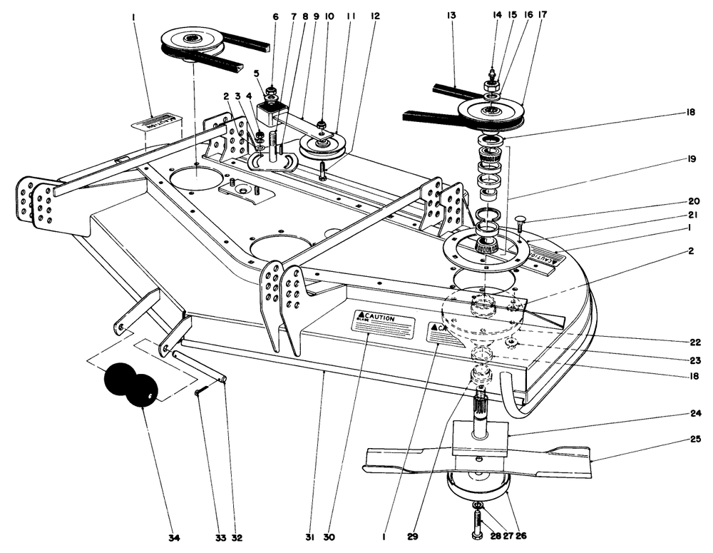 Cutting Unit Model No. 30560 Diagram and Parts List for 30560 30001 - 39999 Toro Lawn Mower