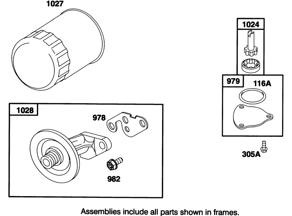 Engine Briggs & Stratton Model 28q777-0168-01 Diagram and Parts List for 71192 5900001 - 5999999 Toro Lawn Tractor