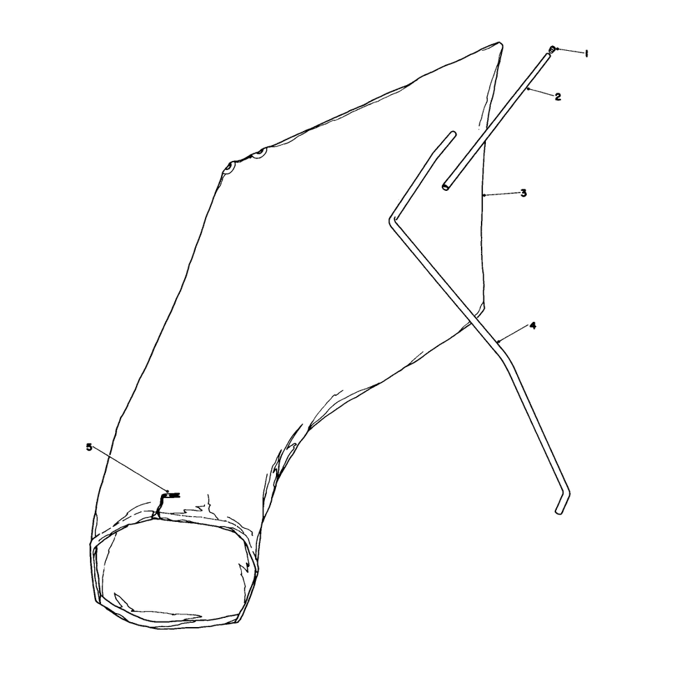 Giant Bagging Kit No. 29-9750 (Optional) Diagram and Parts List for 16202C 6000001 - 6999999 Toro Lawn Mower