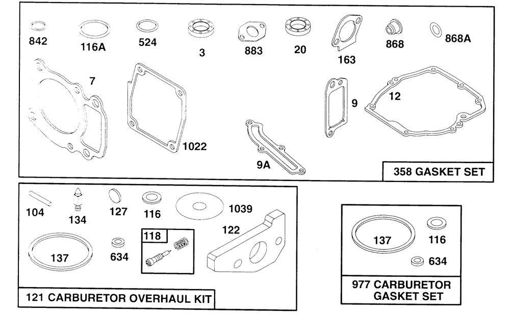 Engine Gts 150 Diagram and Parts List for 22153BC 5900001 - 5999999 Toro Lawn Mower