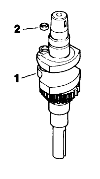 Crankshaft-Engine-Kohler Model Cv12.5t Spec. No. 1254 Diagram and Parts List for 30156 200001 - 299999 Toro Lawn Tractor Accessories