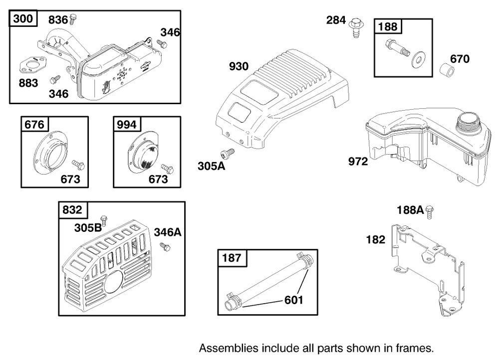 Engine Gts 200 Diagram and Parts List for 20823 9900001 - 9999999 Toro Lawn Mower
