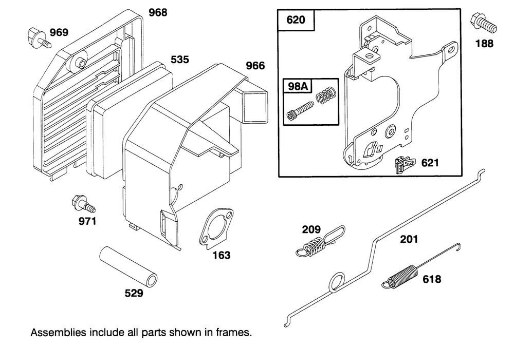 Engine Gts 150 Diagram and Parts List for 20764BC 59000001 - 59999999 Toro Lawn Mower