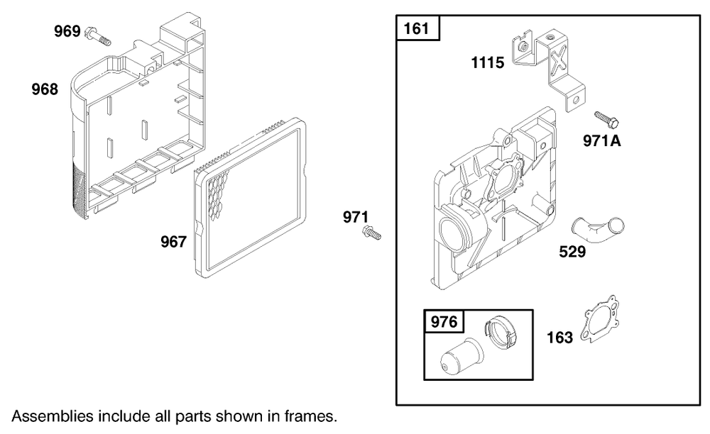 Engine Briggs & Stratton Model 12f802-1767-E1 Diagram and Parts List for 20804 9900001 - 9999999 Toro Lawn Mower
