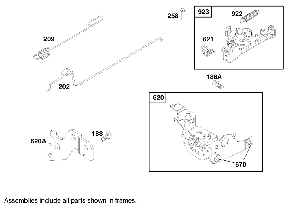 Engine Briggs & Stratton Model 12f802-1750-E1 Diagram and Parts List for 20776 8900001 - 8999999 Toro Lawn Mower