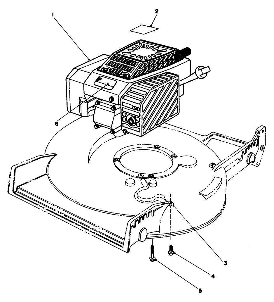 Engine Assembly Diagram and Parts List for 22151 2000001 - 2999999 Toro Lawn Mower