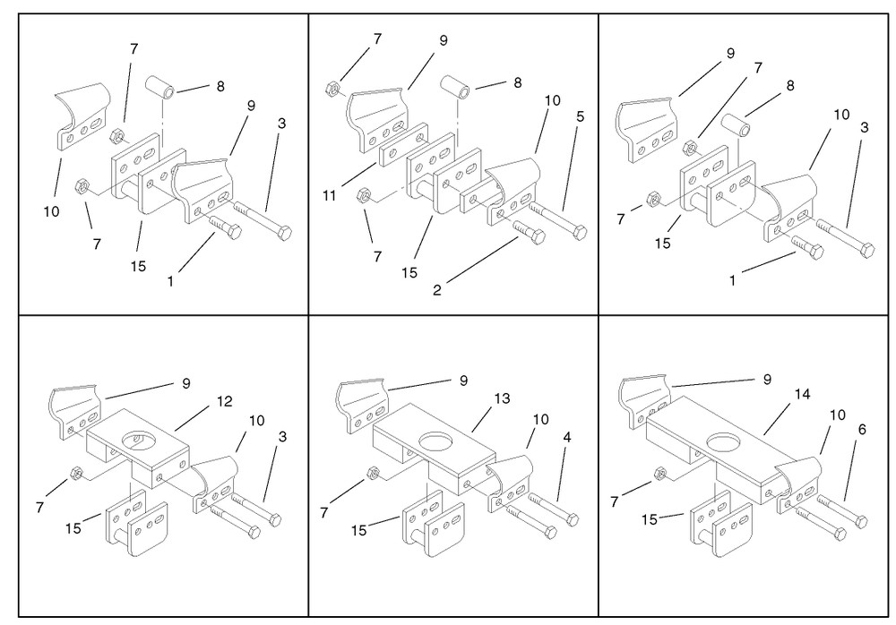 Chain Assemblies Diagram and Parts List for 22435 890001 - 899999 Toro Lawn Tractor Accessories