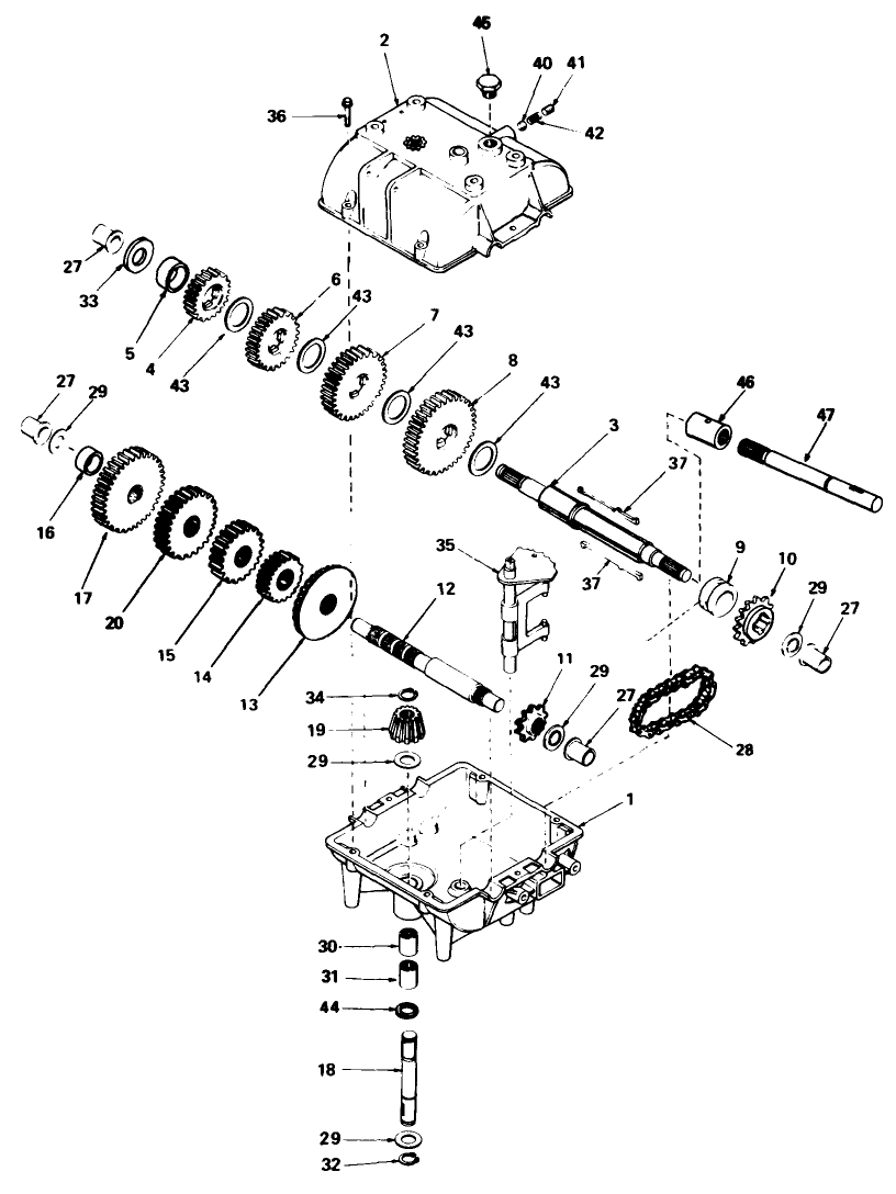 Peerless Transmission Model 787 Diagram and Parts List for 30112 8000001 - 8999999 Toro Lawn Tractor Accessories