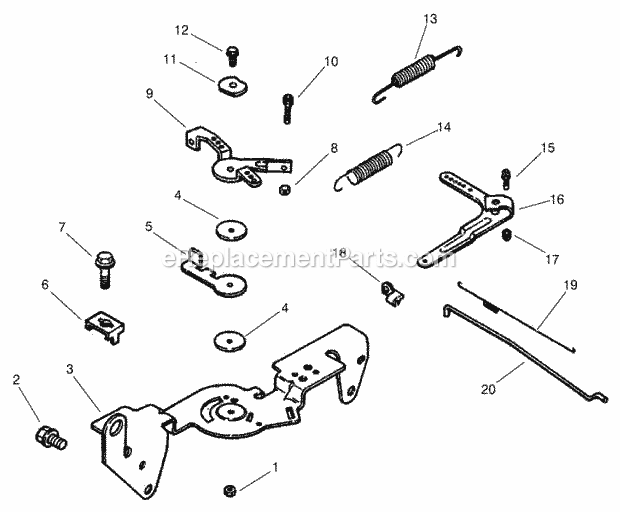 Group 9-Engine Controls (Ch26s 78511 Kohler) Diagram and Parts List for 74218 200000001-200999999 Toro Lawn Mower