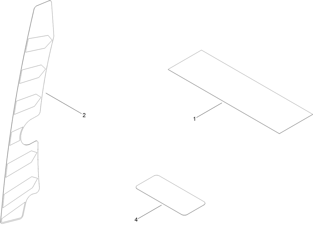 Speed Control, Hoc And Service Decal Assembly Diagram and Parts List for 74785 400000000 - 999999999 Toro Lawn Tractor