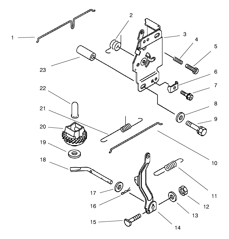 Control Equipment Kawasaki Model B400v Type R300 Diagram and Parts List for 30167 790001 - 799999 Toro Lawn Tractor Accessories
