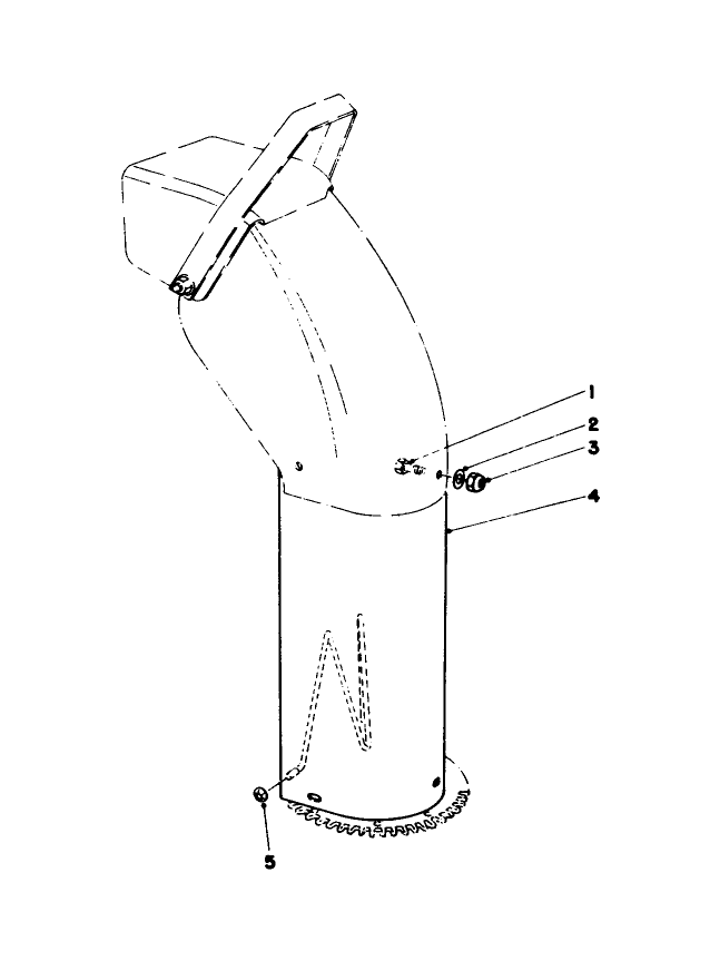 Chute Extension Kit 26-1100 (Optional) Diagram and Parts List for 38150 4000001 - 4999999 Toro Snow Blower
