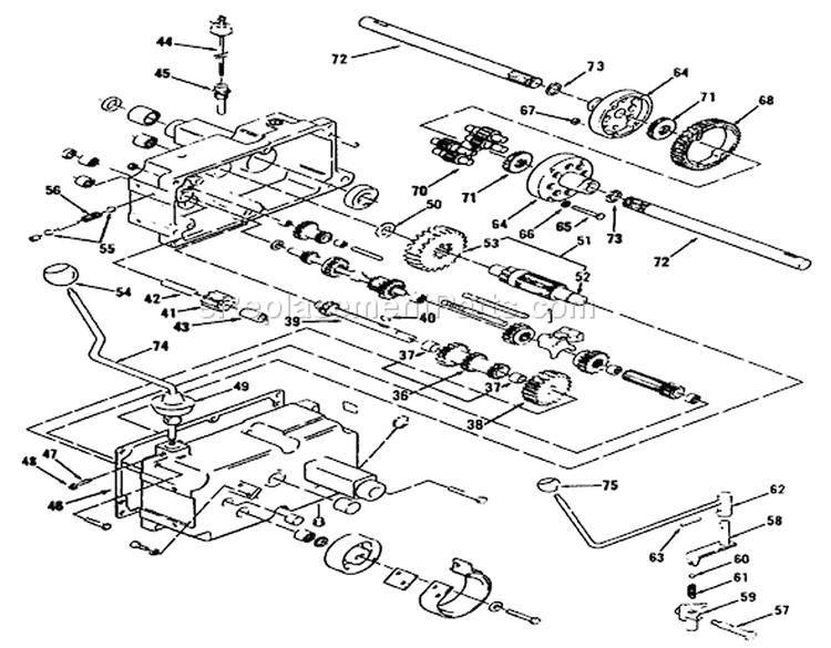 Page Z Diagram and Parts List for R1-12K804 2000001-2999999 - 1992 Toro Lawn Tractor
