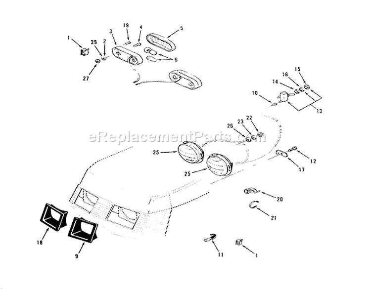 Page J Diagram and Parts List for R1-16O804 2000001-2999999 - 1992 Toro Lawn Tractor