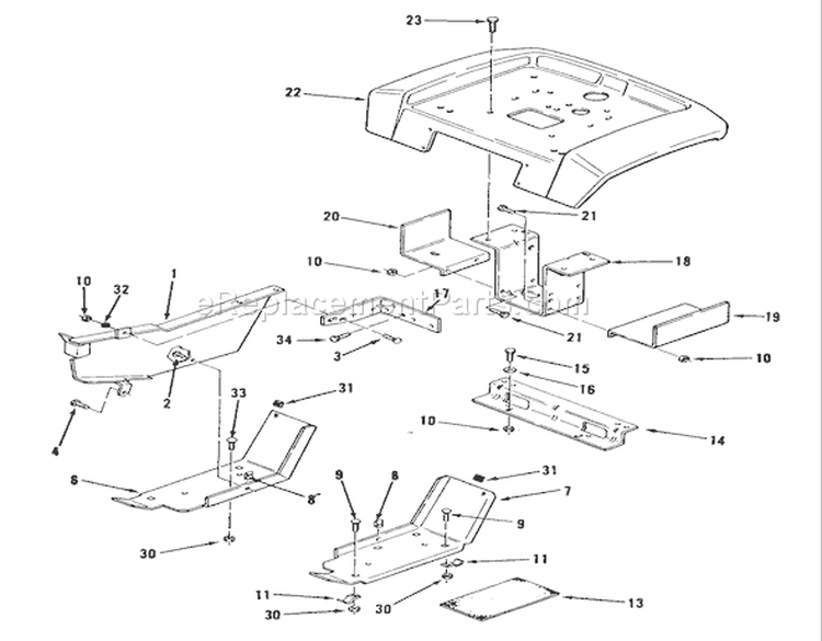Page AA Diagram and Parts List for R1-18OE02 1990 Toro Lawn Tractor