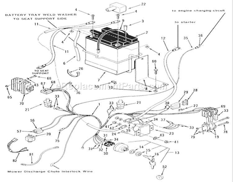 Section 8-Electrical System Diagram and Parts List for R3-10B402 1991 Toro Lawn Tractor