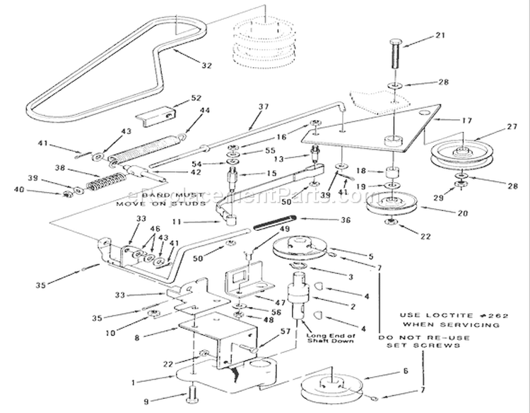 Section 10-Pto Clutch, Pulleys, And Controls Diagram and Parts List for R3-10B402 1991 Toro Lawn Tractor
