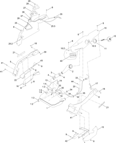 Fuel Assembly Diagram and Parts List for 76411 417260000 - 417265515 Toro Lawn Tractor