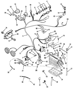 Electrical System Diagram and Parts List for 31-10K802 1000001 - 1999999 Toro Lawn Tractor