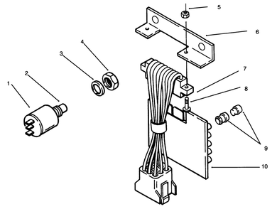 Electrical System Diagram and Parts List for 73380 4900001 - 4999999 Toro Lawn Tractor