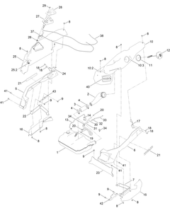 Styling Pod Assembly Diagram and Parts List for 76501 417163870 - 417259999 Toro Lawn Tractor