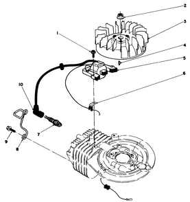 Engine Assembly Model No. 47pg6 Diagram and Parts List for 22025 7000001 - 7999999 Toro Lawn Mower