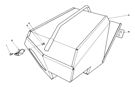 Steel Grass Catcher (Model 22099)(Optional) Diagram and Parts List for 22621C 9000001 - 9999999 Toro Lawn Mower