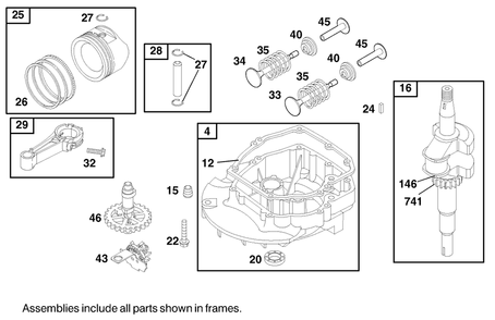 Engine Briggs & Stratton Model 12h802-1767-E1 Diagram and Parts List for 20023 9900001 - 9999999 Toro Lawn Mower