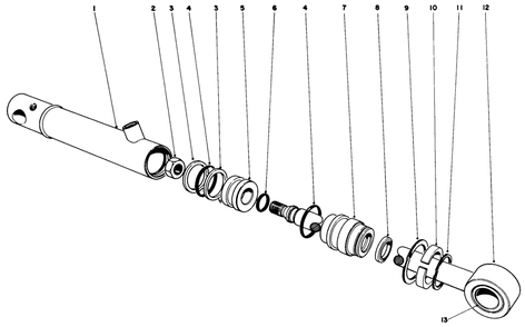 Part Location Diagram of 353-439 Toro Seal Repair Kit (Incl. Ref.#2-4,6&8-9)