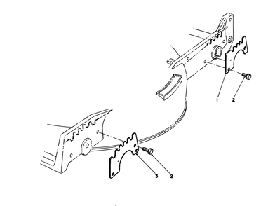 Wear Plate Model No. 49-4080 (Optional) Diagram and Parts List for 20214 1000001 - 1999999 Toro Lawn Mower
