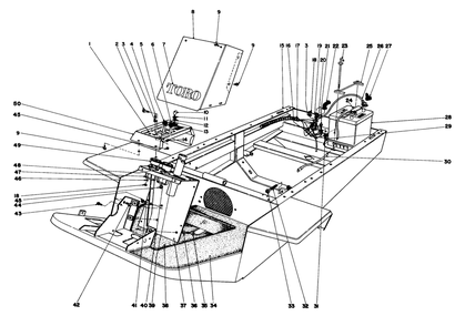Part Location Diagram of 36-1510 Toro Steering Post