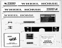 Decals Diagram and Parts List for 01-11B803 1980 Toro Lawn Tractor