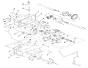 Mechanical Trans-8 Speed Diagram and Parts List for 01-11B804 1981 Toro Lawn Tractor