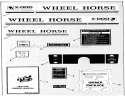 Decals Diagram and Parts List for 01-11B804 1981 Toro Lawn Tractor