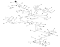 Clutch and Brake Diagram and Parts List for 01-16KH01 1982 Toro Lawn Tractor