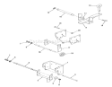 Hitches Diagram and Parts List for 01-16KH01 1982 Toro Lawn Tractor