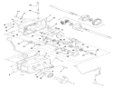 Mechanical Trans-8 Speed Diagram and Parts List for 01-16KH01 1982 Toro Lawn Tractor