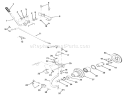 Pto Clutch and Control Diagram and Parts List for 01-16KH01 1982 Toro Lawn Tractor