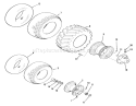Wheels and Tires Diagram and Parts List for 01-16KE02 1981 Toro Lawn Tractor