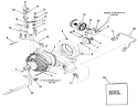 Automatic Transmission Diagram and Parts List for 01-14KE03 1982 Toro Lawn Tractor
