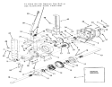 Transaxle Diagram and Parts List for 01-19KE01 1982 Toro Lawn Tractor