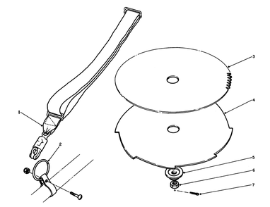 Metal Blade Kit 51-0170 Diagram and Parts List for 51616 4000001 - 4999999 Toro Trimmer