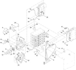 Battery Cable Assembly Diagram and Parts List for 22218G 400000000 - 409999999 Toro Lawn Tractor Accessories